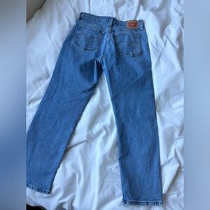 LEVIS Wedgie Straight Leg Jeans Button Front